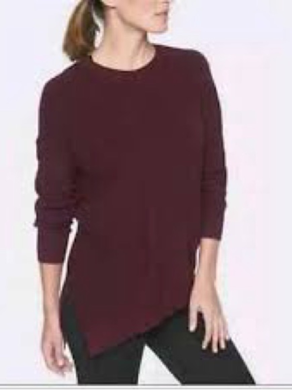 Athleta Merino Nopa Sweater in the color Chianti Style 138599-04 Large